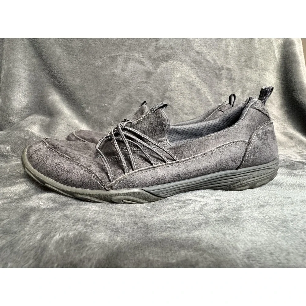 Skechers Skech-Air Shoes Womens Size 10 Gray Slip On Walking‎ Comfort SN23113